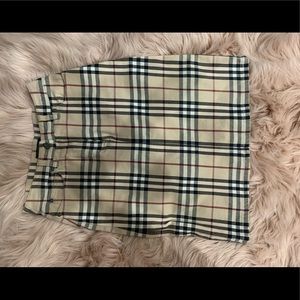 Burberry Authentic Size 2 Jean material Skirt!